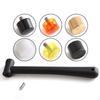 Rubber Mallet Set Multifunctional Hand Tool with 6 Replacement Heads for Floor Installation