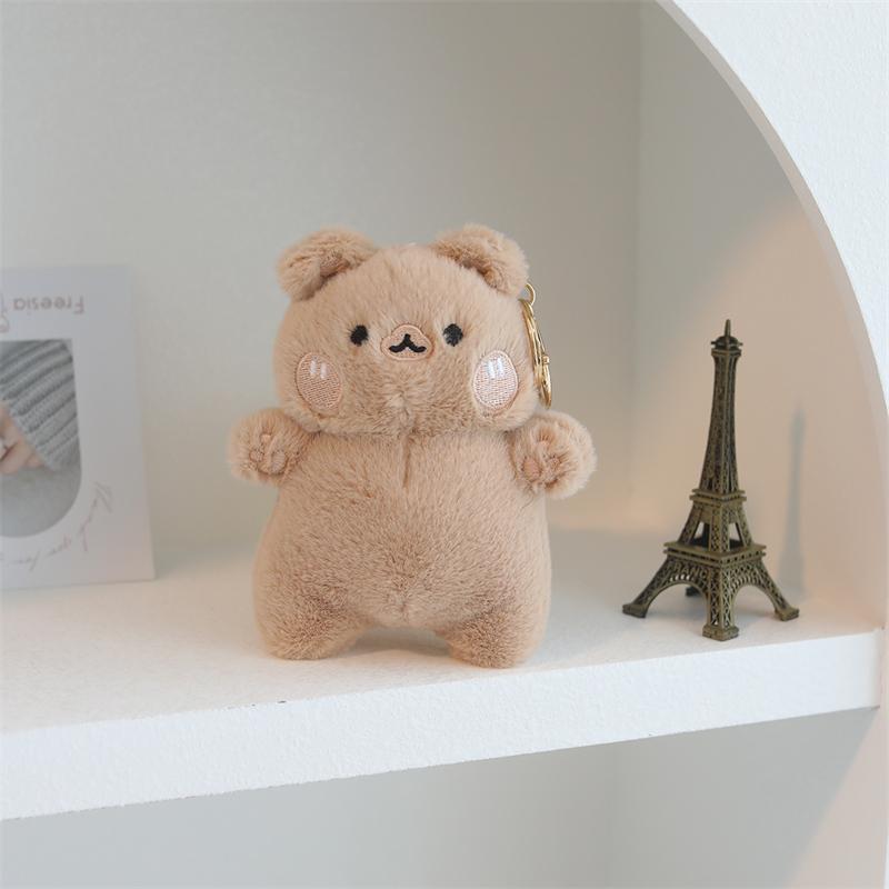 Kawaii Magic Starry Wings Sheep Plushie Colour Wolf Dog Puppy Plushie Pendant Tiger Fox Cat Panda Lamb Small Plush Toy Keychain