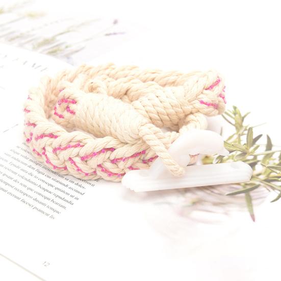 1 Set attraktiver Vorhang-Raffhalter, langlebig, stilvoll, Baumwoll-Flachs, Baumwoll-Flachs, stilvoller gedrehter Vorhang-Raffhalter für Wohnzimmer