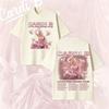 Black Double-Sided Cardi B "Little Miss Drama Tour" T-Shirt with Pink Portrait and Full Tour Dates Print for Hip-Hop Fans
