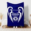 1pc Blanket - Chelsea FC logo Print Design, Lightweight Blanket for Sofa, Bed- Soft &Warm, Gift for All Seasons