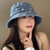 Unisex Cotton Bucket Hats Summer Men Denim Beach Cap New Fabric Sunbonnet