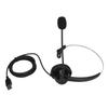 H360DUSB Single Ear Business Headset Black Noise Reduction USB Business Headset for USB Interface
