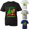 Merry Christmas TShirt Merry Chrismukkah Ugly Xmas Hanukkah Jewish Holiday Top