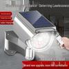 2025 Solar Surveillance Light with Voice Prompt and Auto Sensing for Outdoor Use