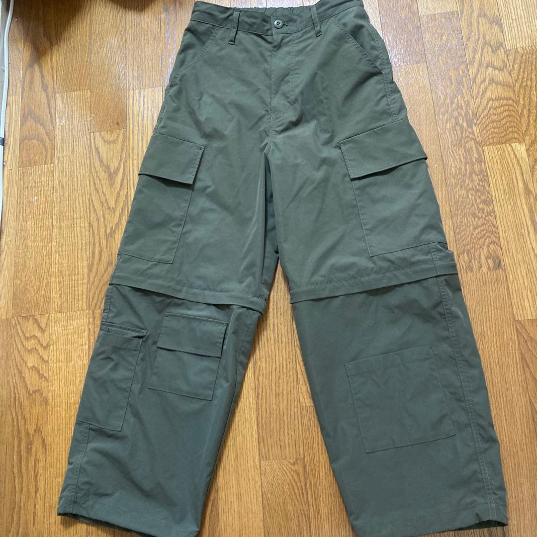 Wide cargo pants Khaki M