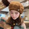 Women's Warm Wool Beret for Large Heads