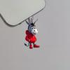 1pc 2D Cute Donkey Mobile Phone Dustproof Plug for Smartphones, Beautiful Mobile Phone Accessories, Mobile Phone Decorations