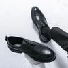 Fashion Spring Autumn New Designer Dress Shoes for Men Fashion Casual Solid Color Leather Shoes Male Lace Hallow Brogue Shoe Man