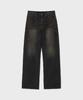 Bellie Mid-Wide Denim Pants - Vintage Black