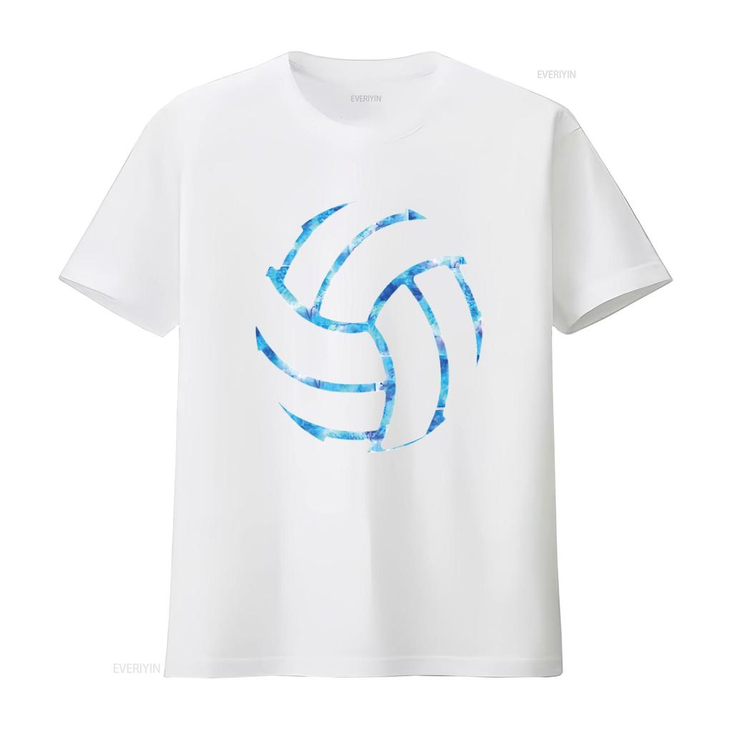 Volleyball stuff Kleidung Batik Geschenk für ein jugendliches Mädchen Spieler T-Shirt vintage gewaschenes Oberteil für den Alltag Streetwear Vielseitig
