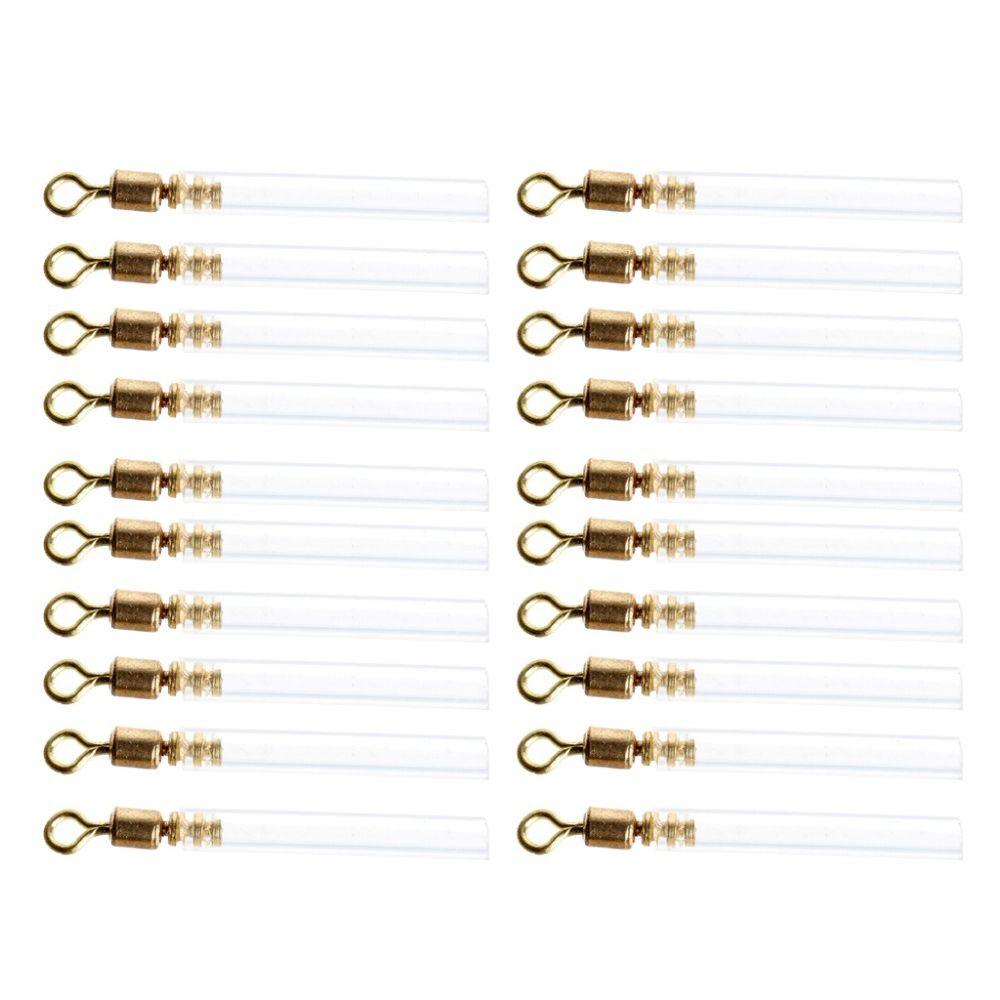 50Pcs High Quality Silicone 3 Size Bobber Copper Fishing Gear Drift Fishing Floats Block Rotation