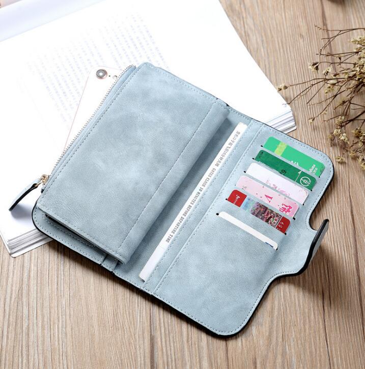 Luxury Long Women Wallet Female Scrub Bag Ladies Money Coin Purse Credit Card Holder