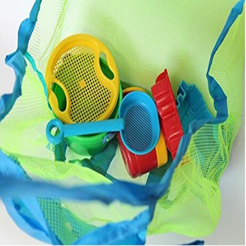 Large Baby Beach Sandy Toys Beachballs Clothes Collecting Bags Outdoor Beach Storage Organizer Bags