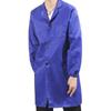 Unisex Dustproof Blue Workwear Robe with Printing & Embroidery