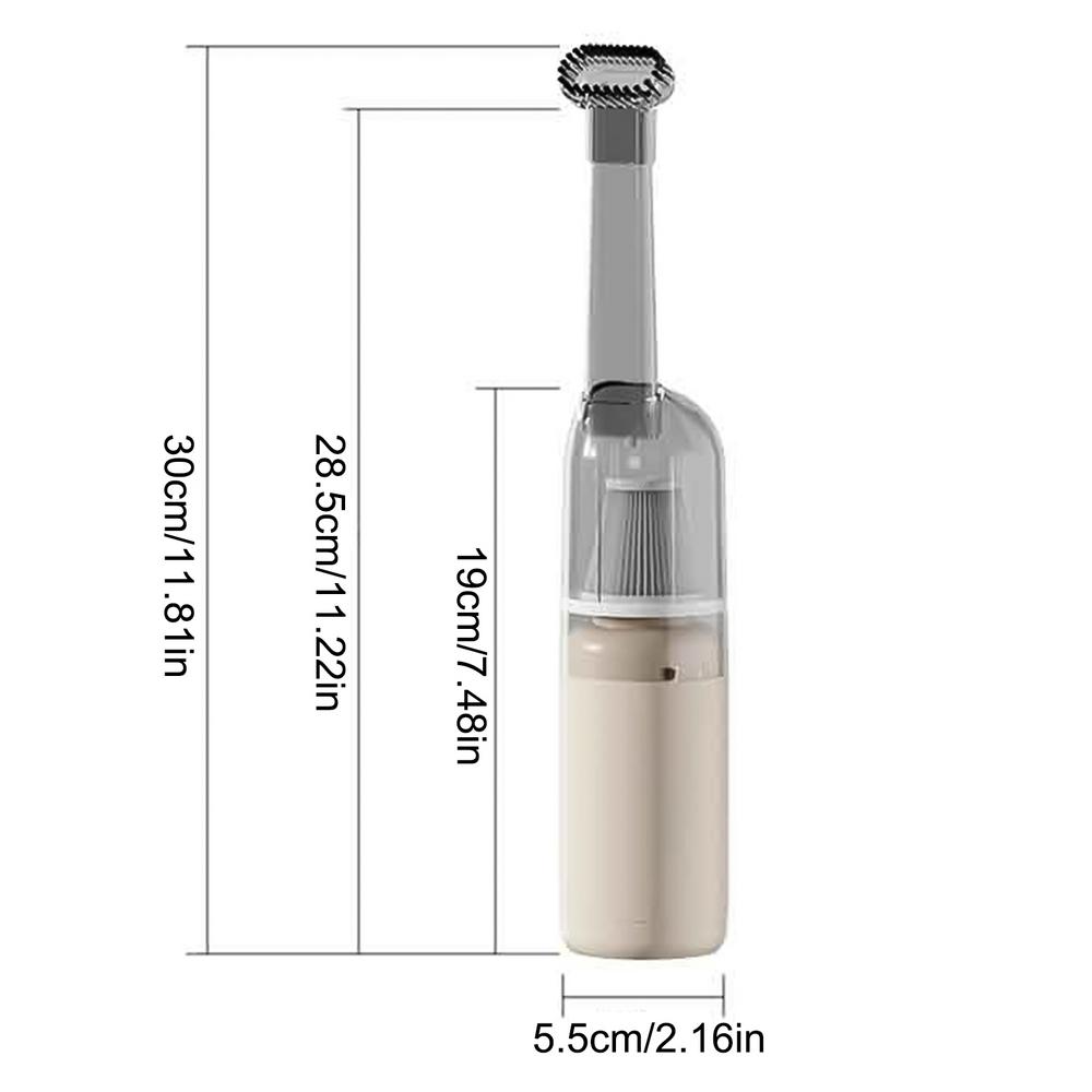 

Автомобильный пылесос, портативный беспроводной, небольшой домашний и автомобильный пылесос, беспроводной, мощный, с функцией всасывания, с зарядкой через USB, ручной насос для бежевый
