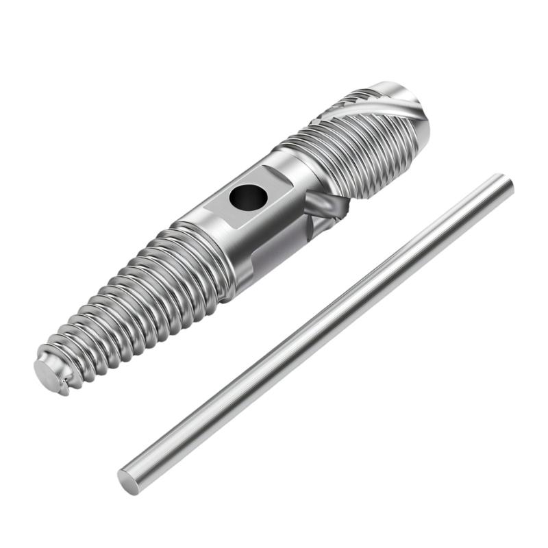 Double Head Broken Screw Extractor Pipe Valves Faucet Broken Bolt Water Pipe Screw Tool for 1/2Inch 3/4Inch Pipes