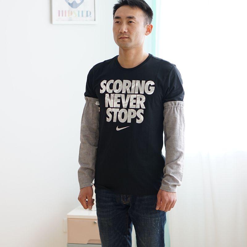 

Pure Cotton Sun Protection Oversleeve Men s Loose plus Fat People Outdoor Cycling Arm Sleeve Driving UV Protection Oversleeve Light gray L