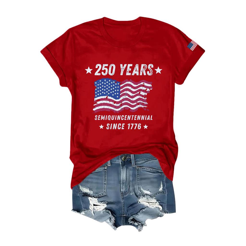 Damen T-Shirts Kurzarmshirts Pullover Sommer Frühling Oberteile Blusen
