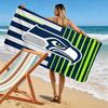 Seattle Seahawks Print Beach Towel, Large Soft Quick Dry Towel for Beach Camping Swimming