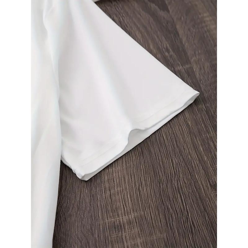 Europäische Größe Dahlia Cartoon-Figur Grafik Damen Freizeit-T-Shirt für Frühling und Sommer Mode