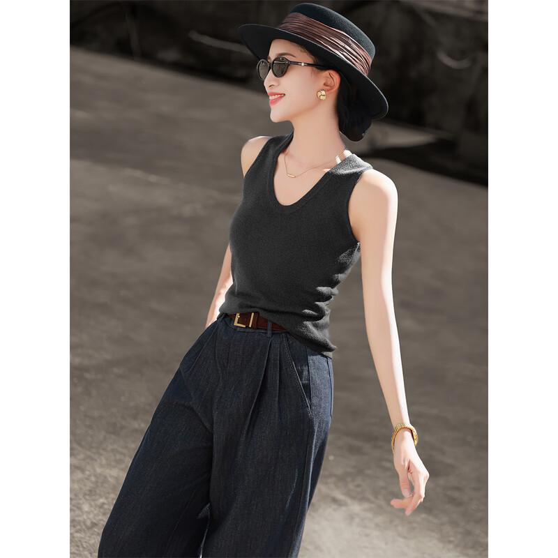 Lanser Women s U-Neck Slim Knit Vest S