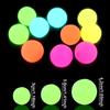 10pcs Fluorescent Party Luminous Bouncy Balls Birthday Party Decoration Home High Bounce Ball Kids Toys Gifts Glow in The Dark