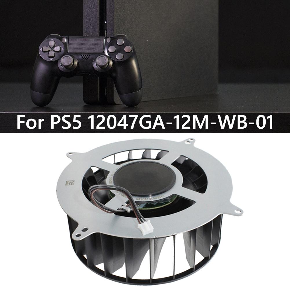 Internal Cooling Fan Blades Heat Sink Silent for PS5 12047GA-12M-WB-01 DC12V 23 Blade Replace Cooler Fan