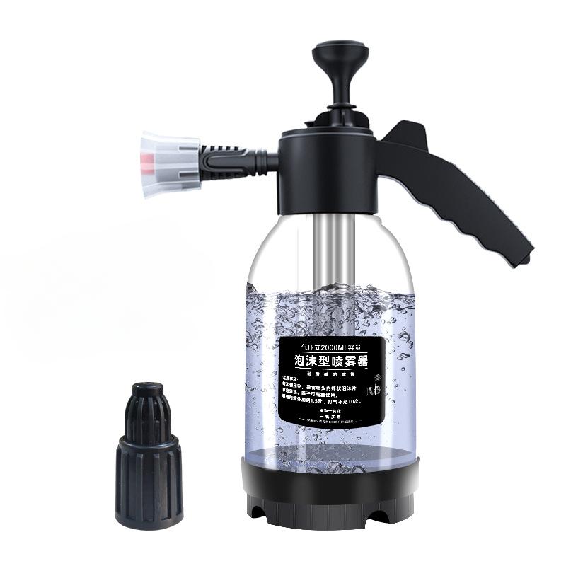 

Распылитель для мытья автомобиля, распылитель для пены, 2 л, тип распылителя с клапаном сброса давления для домашнего автомобиля, распылитель для ручного распыления под давлением белый