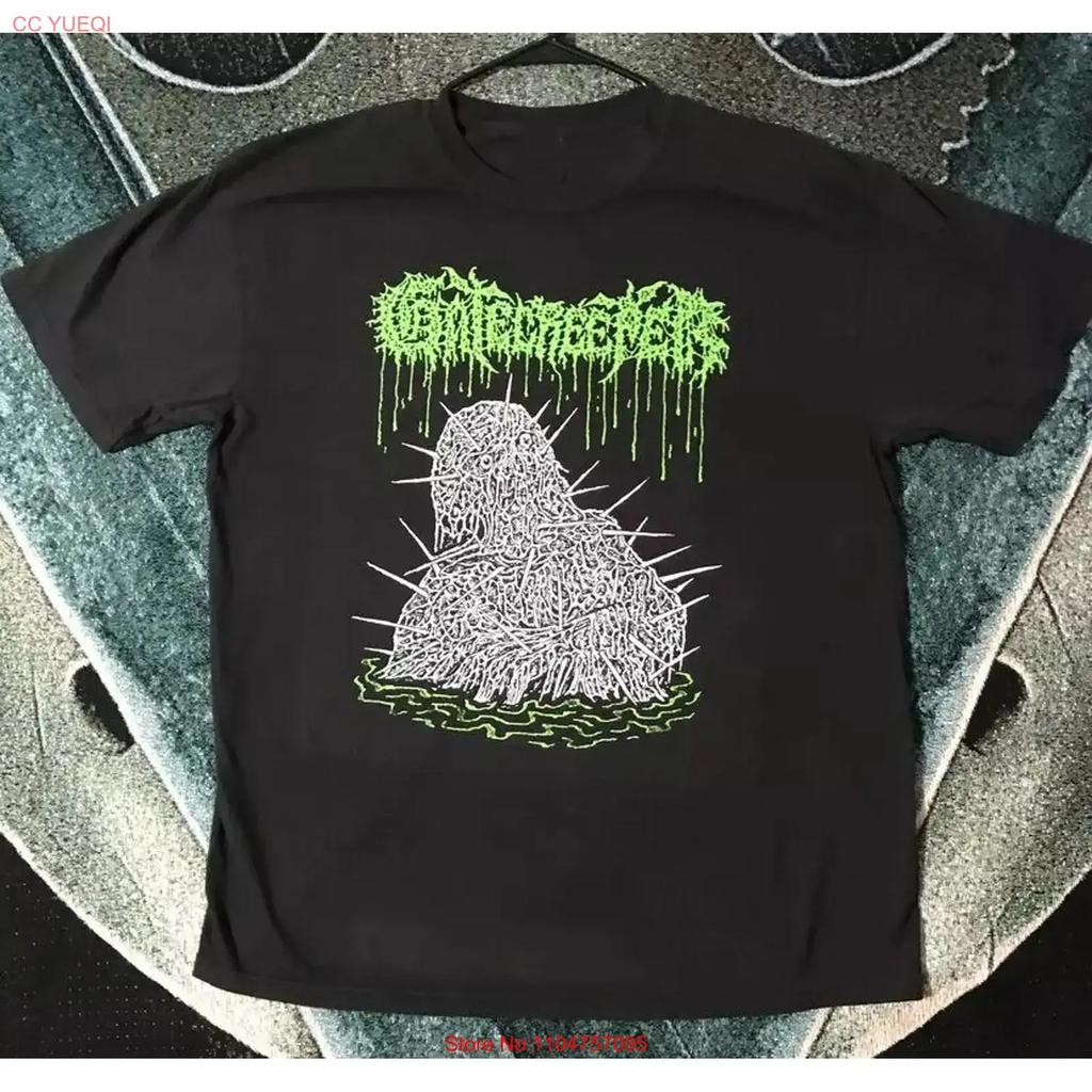 Gatecreeper Slim Cotton Black All Size T Shirt Vintage Slightly Comfortable Casual Breathable Versatile