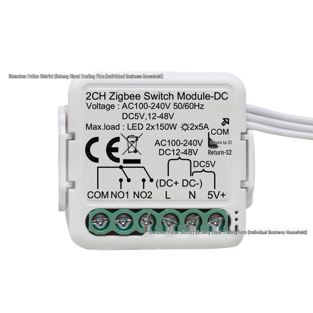 Zigbee Smart Graffiti WiFi Dry Contact Switch with APP Remote Control