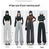 MaoRen Women's Loose Wide-Leg Casual Pants