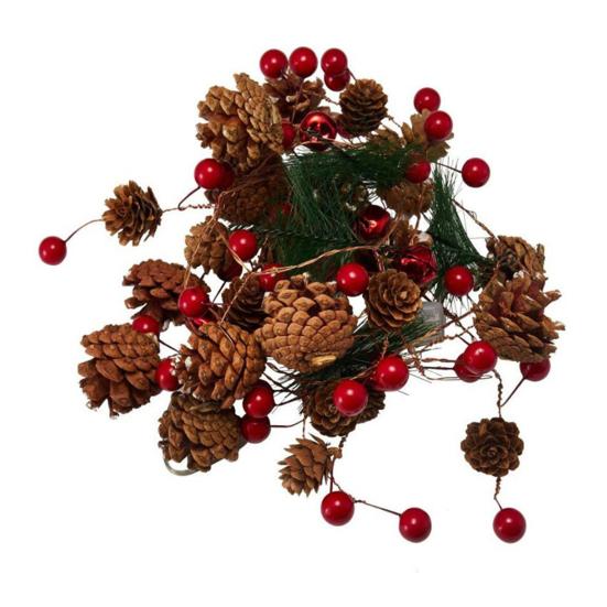 

Струнный светильник, энергосберегающий, без радиации, медной проволоки, сосновая шишка, сказочные гирлянды для дома 3