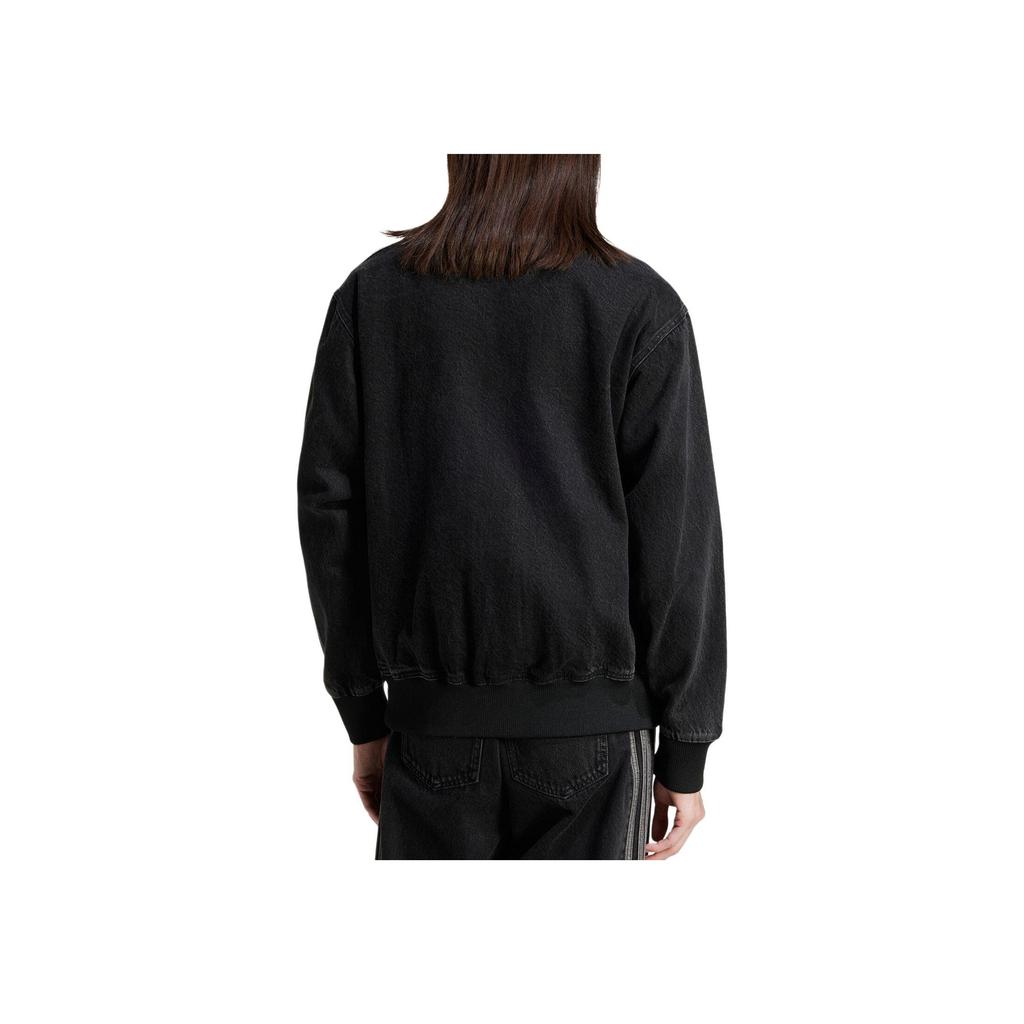 adidas Adicolor Denim Firebird Trainingsjacke True Black Denim Herren Streetwear JC6717
