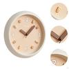 12''wall Clock Decorative Easy Read Modern Cute Compact Timepiece Wall Ornament for Farmhouse