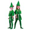 COS Halloween Green Elf & Robin Hood Costume for Adults and Kids: Peter Pan & Tinkerbell Theme.