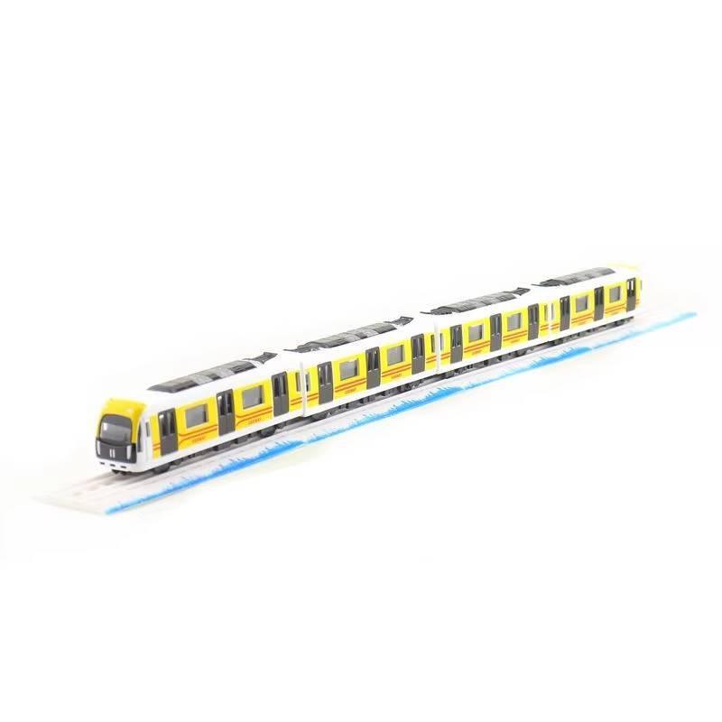 City Alloy Simulated Subway And Bullet Train Models For Collection And Display