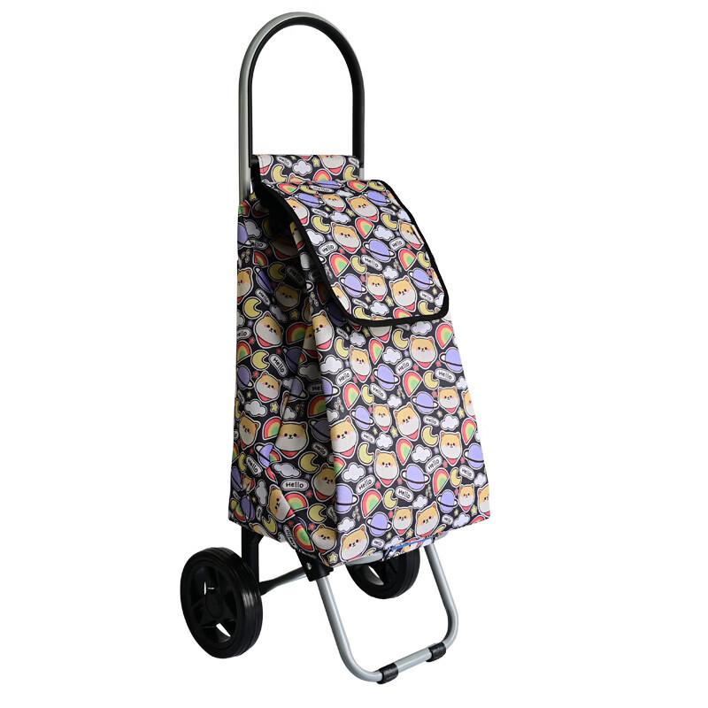 Handon Lightweight Portable Steel Frame Shopping Cart