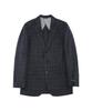 Brooks Brothers Classic Fit Linen Check 2-Button Jacket (Blue) (Bbjsmm7745Mes)
