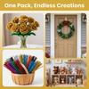 100Pcs Glitter Sparkle Chenille Stems Fuzzy Sticks Pipe Cleaners Bulk  Creative Handmade