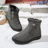 Women's Snow Boots Waterproof Cotton Boots Outdoor Non-Slip Warm Boots for Moms