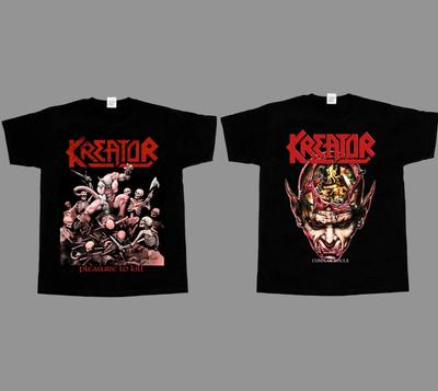 KREATOR Coma of Souls PLEASURE TO KILL NEW BLACK T-SHIRT 345XL