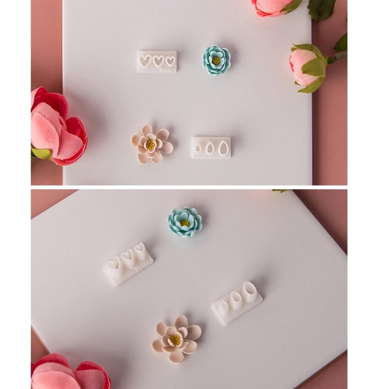 Earring Molds, Jewelry Molds for Earrings Pendant Keychain Jewelry Making, DIY Crafting Casting Molds for Beginners DIY