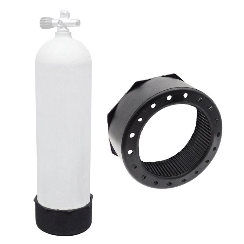 Scubas Diving Tanks Boot Base Protections for Aluminum Cylinder Bottom Holder Rubber Scubas Tanks Boot Bottom Protector