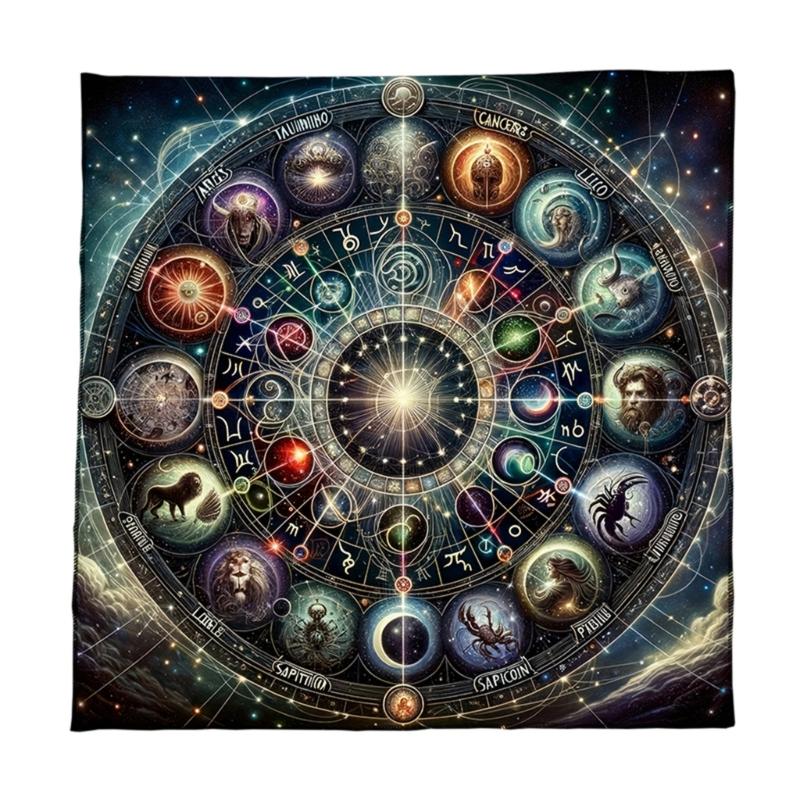 

Читання Таро Оксамитові Килимки Складне Художнє Оздоблення Стійкий до Вицвітання Матеріал Легкий Догляд для М якої Тканини Кілька Розмірів 60x60cm