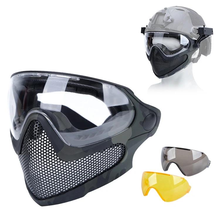 Tactical Steel Mesh Face Mask with
