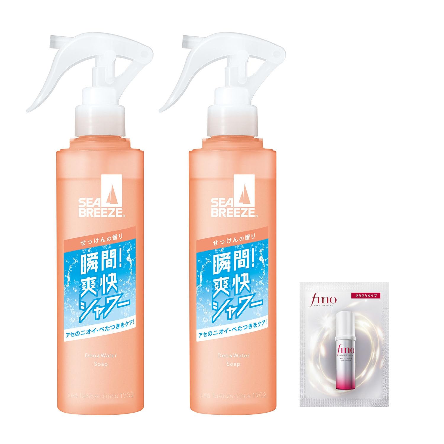 

Seabreeze Seabreeze Дезодорант-спрей 145 мл x 2 Бонус Мист Защита от жары [Оптовая покупка] и Мыло, + Товар, Дезодорант, Антиперспирант, Освежающий,