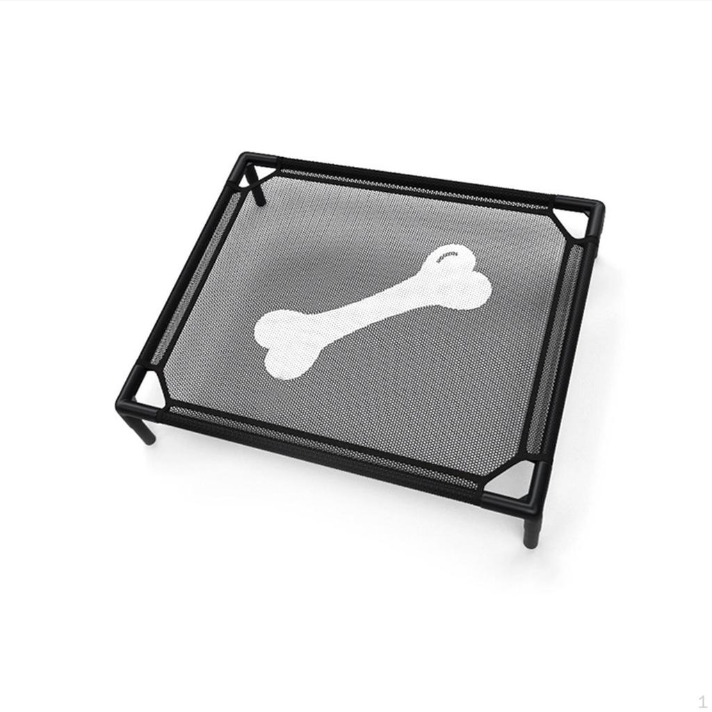 Cooling Elevated Pet Bed Comfortable Breathable Furniture Small Medium Dogs Raised