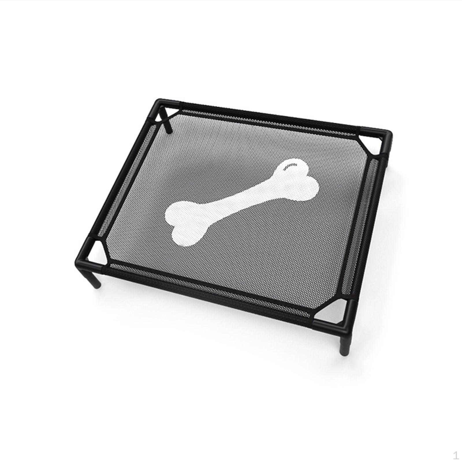 

Охлаждающая приподнятая кровать для домашних животных Удобная дышащая мебель Маленькие и средние собаки Поднятые bone pattern