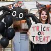 Large 4D Spider Balloon Inflatable Giant Standing Halloween Black Spider Foil Balloons   Halloween Party Home Decor Props